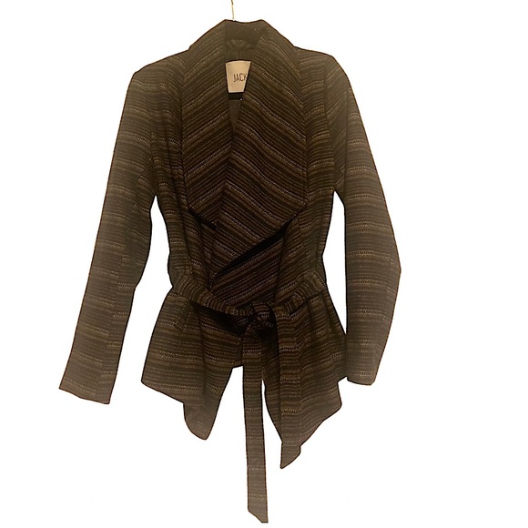 BB Dakota Jackets & Blazers - 🎉 3 for $20 Jack by BB Dakota Striped Wrap Jacket